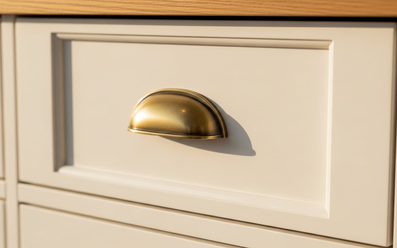 shaker island kitchen haifa — פרט — פרזול detail